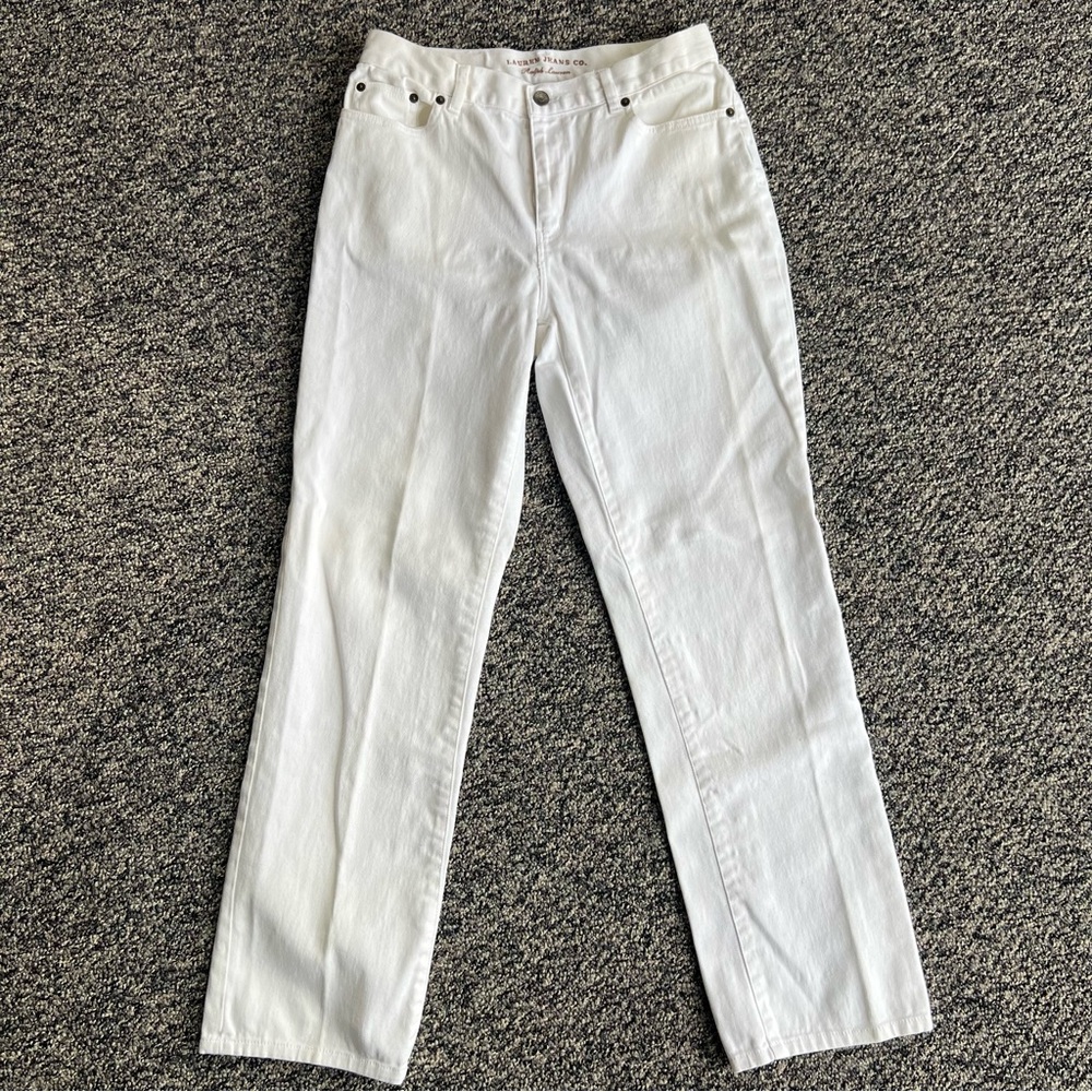 Ralph Lauren White Jeans